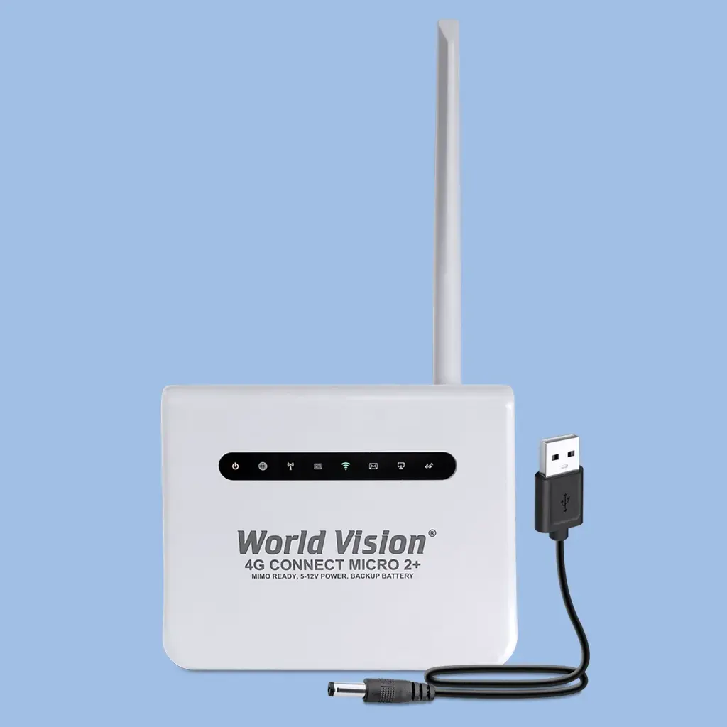 4g wi fi роутер mimo з подвійним акумулятором world&nbsp;vision 4g connect micro 2+